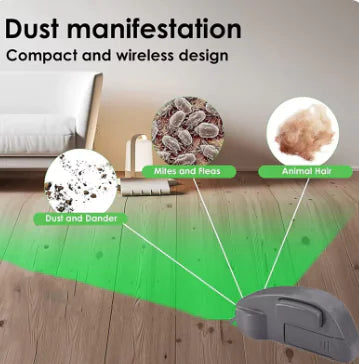 Vacuum cleaner Green light